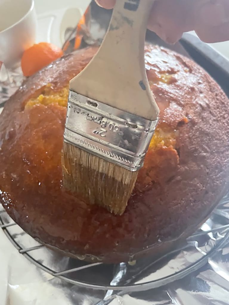 Orange and olive oil cake