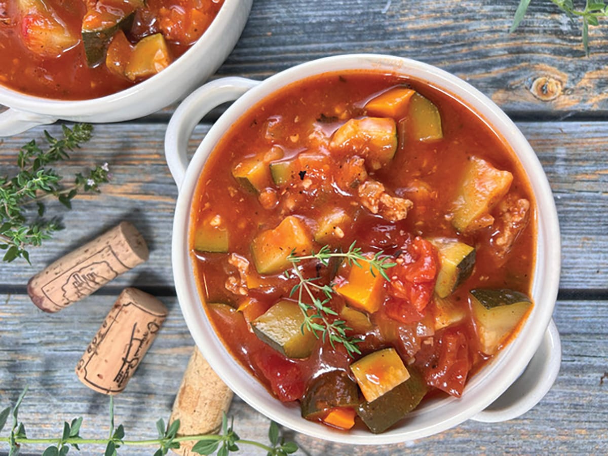 Beef and Vegetable Casserole & Chicken Casserole